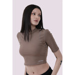 Mid Sleeve Crop