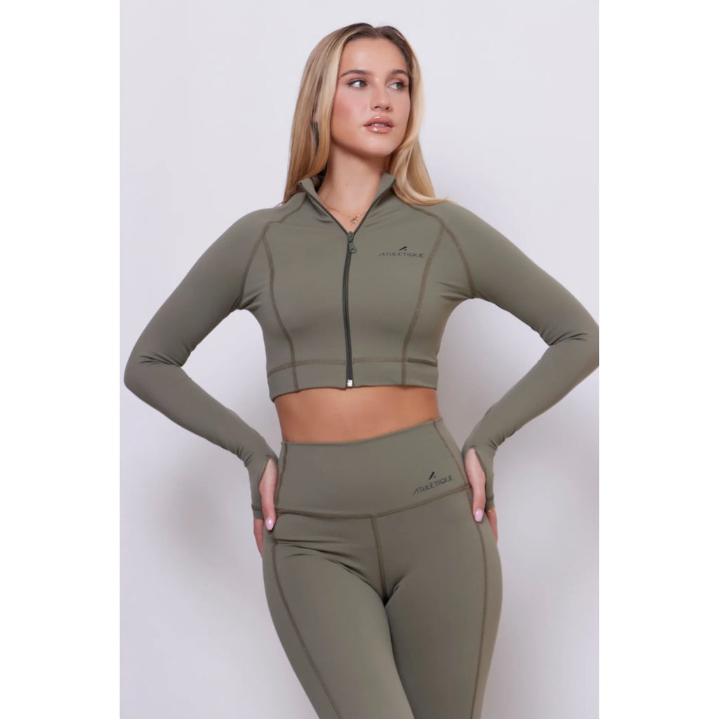 Kinetic Zipped Olive