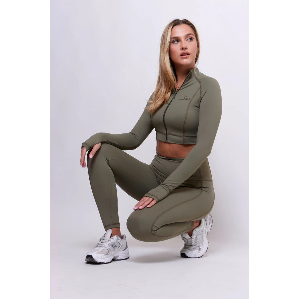 Kinetic Zipped Olive