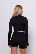 Kinetic Zipped Black